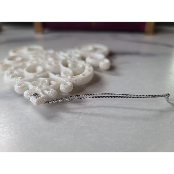 White Christmas Carriage Ornament - Picture 5 of 10